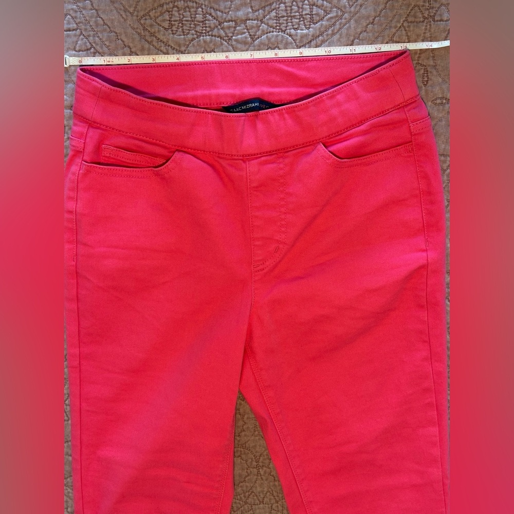 Isaac Mizrahi Vibrant Pink Cropped Pants - Picture 9 of 15